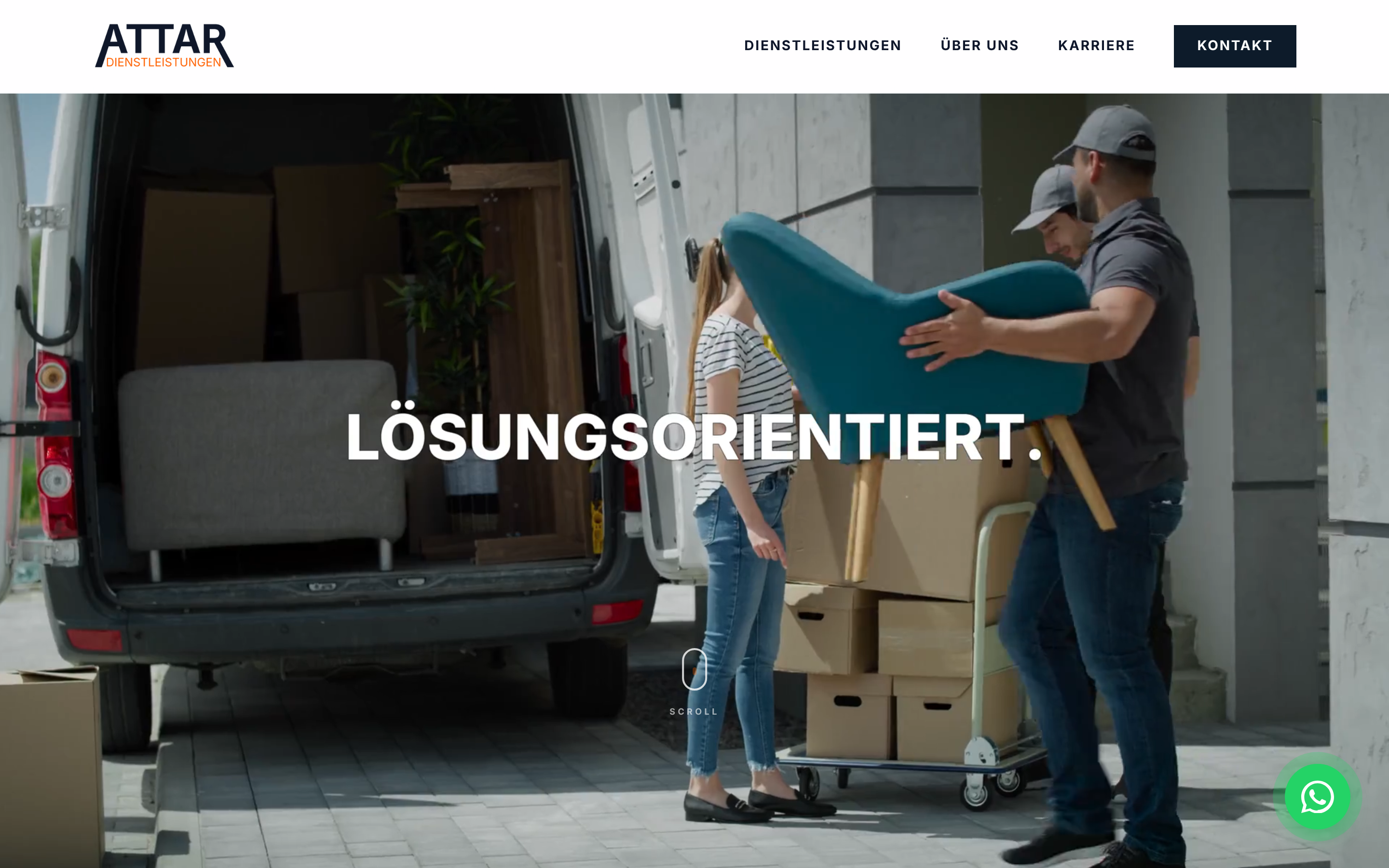 Attar Dienstleistungen — Website